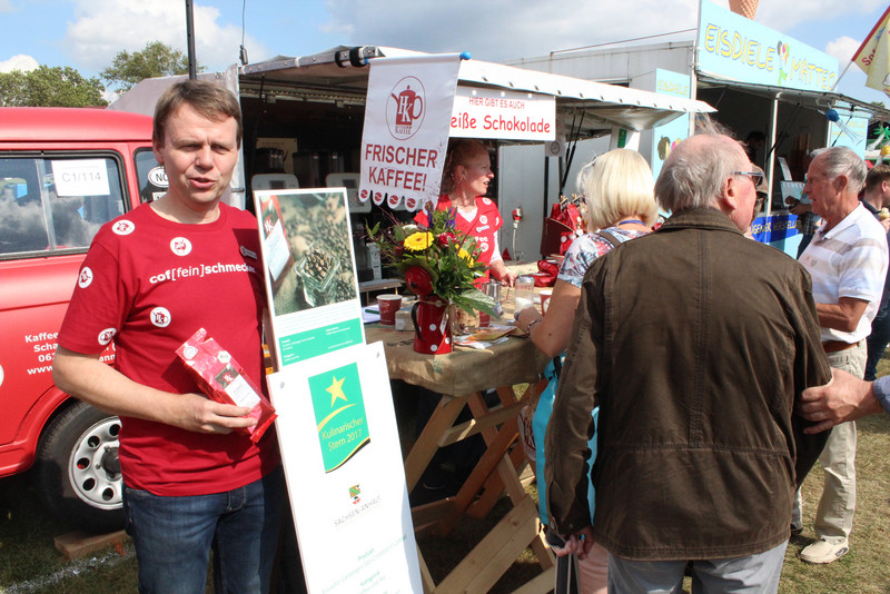 Stand der Kaffeerösterei Hannemann Stand der Kaffeerösterei Hannemann